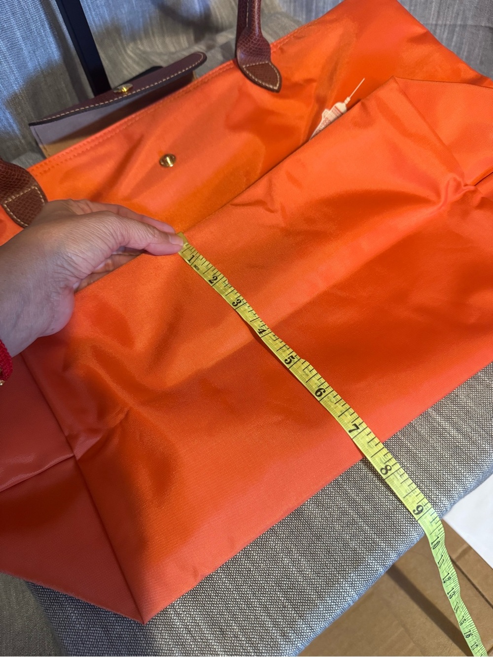 Longchamp Le Pliage Limited Edition Eiffel Tower - Orange - Picture 8 of 10